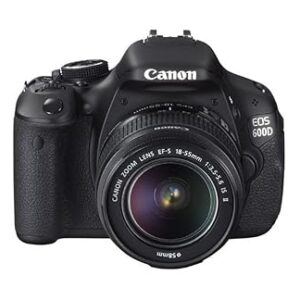 Canon EOS 600D 18MP Digital SLR Camera (Black) with EF-S 18-55 is Kit Lens