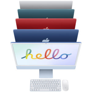 Apple iMac 24" M1 Chip: 256GB SSD, 8GB RAM, 4.5K Retina Display, and Powerful M1 Chip