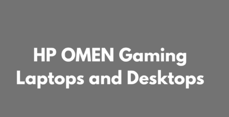 HP OMEN Gaming Laptops and Desktops
