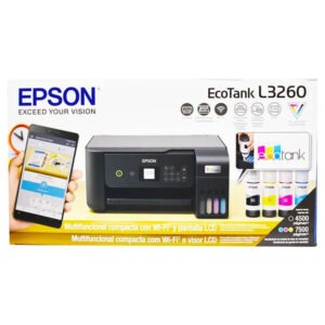Epson EcoTank L3260 Affordable, High-Yield Ink Tank Printer for Home and Small Offices