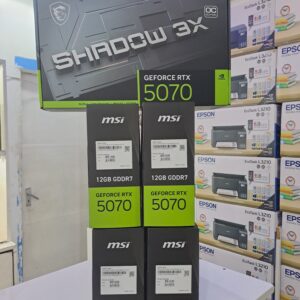 MSI GeForce RTX 5070 SHADOW 3X 12GB OC NVIDIA Blackwell, 12GB GDDR7, Triple-Fan Cooling