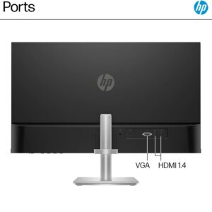 HP Series 5 527sh 27″ FHD Height-Adjust Monitor (527sh) – IPS, 100 Hz, 99% sRGB, Adjustable Stand