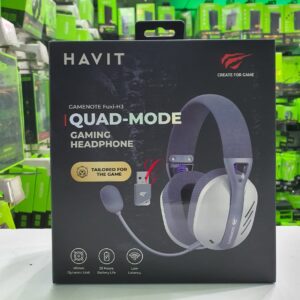 Havit Gamenote Fuxi H3 – Quad Mode Gaming Headset with Detachable Mic, 2.4GHz Wireless, Bluetooth & Wired Connectivity