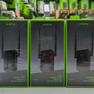 Oraimo SpeedLink OSH-014A – 3-in-1 WiFi Repeater, Access Point & Router with 300Mbps Speed