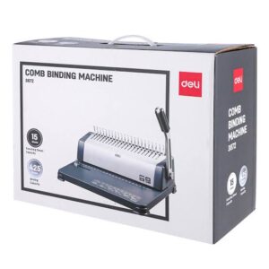 Comb 3872 Binding Machine – Heavy Duty Steel Binder with 15-Sheet Punch Capacity - Image 1