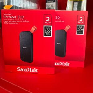 SanDisk E30 2TB Portable SSD – Up to 800MB/s High-Speed External Storage